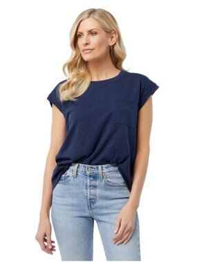 78 & Sunny Merritt Island Pocket Tee | Size Medium | Navy Blue